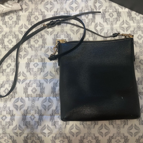 Coach Black Crossgrain Leather Purse - Picture 2 of 6